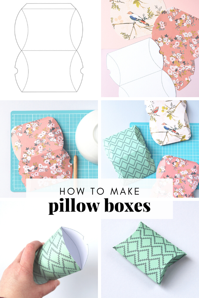 DIY Pillow Box Template Gathering Beauty